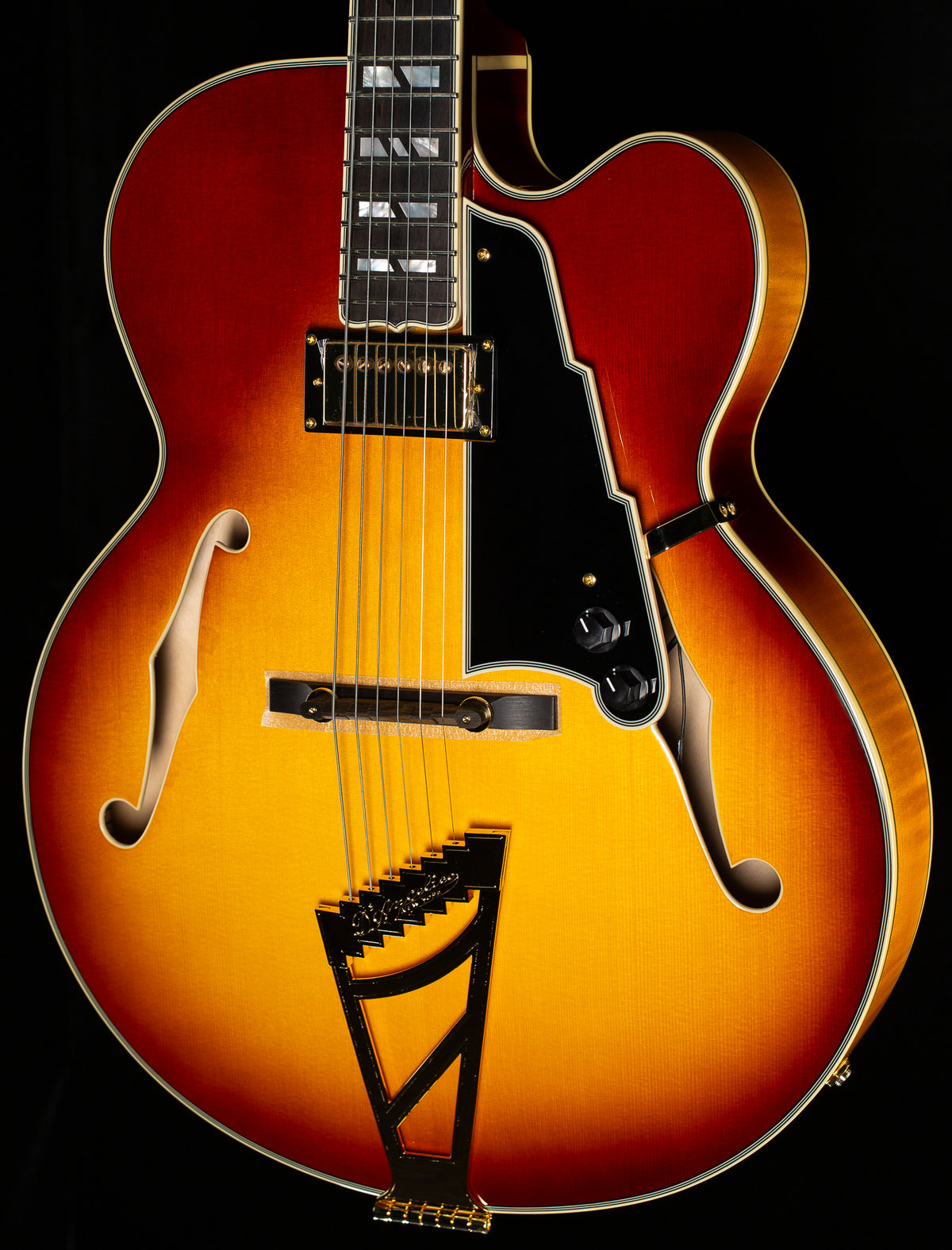 D&#39;Angelico Excel EXL-1 Dark Iced Tea Burst Demo (587)