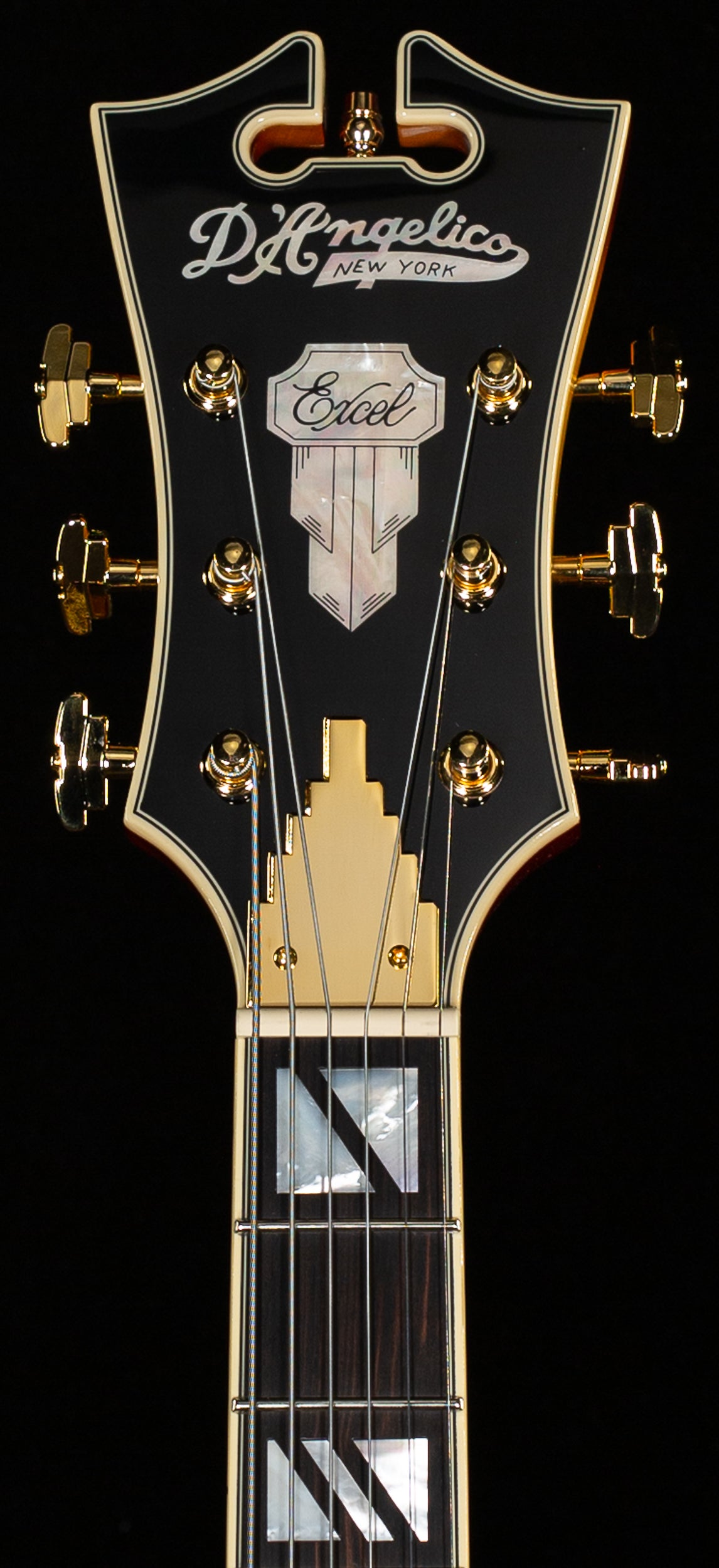 D&#39;Angelico Excel EXL-1 Dark Iced Tea Burst Demo (587)