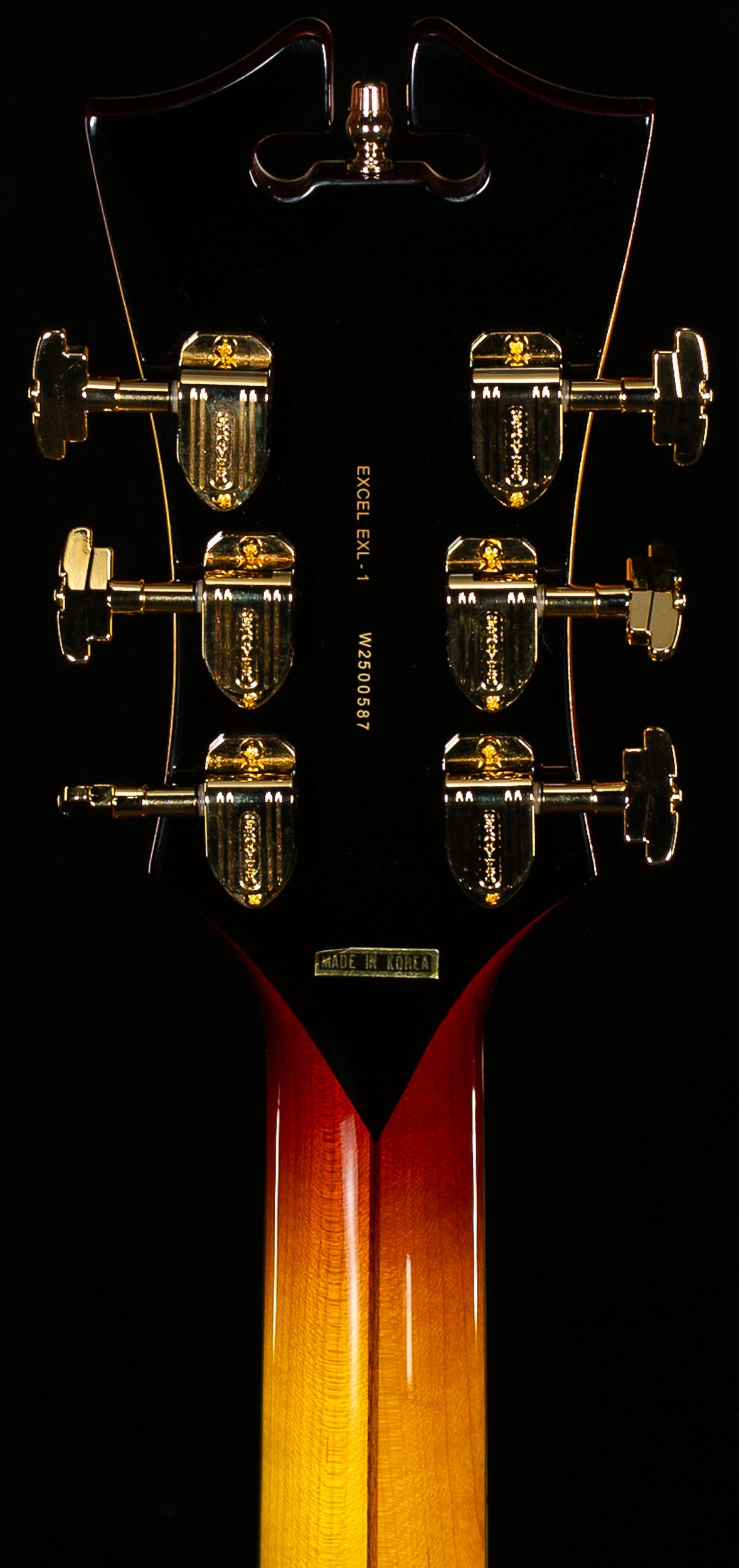 D&#39;Angelico Excel EXL-1 Dark Iced Tea Burst Demo (587)