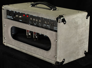 Amplified Nation Ampliphonix and Gain Head 50W Silver Suede/Wave Baffle + 2x12 Square Cabinet