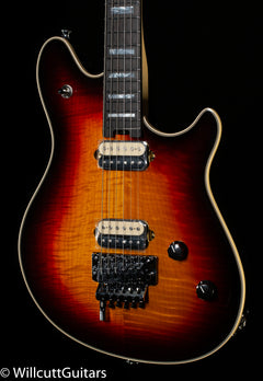 EVH Wolfgang USA 5A Flame Top, 3-Tone Burst| Black Mountain