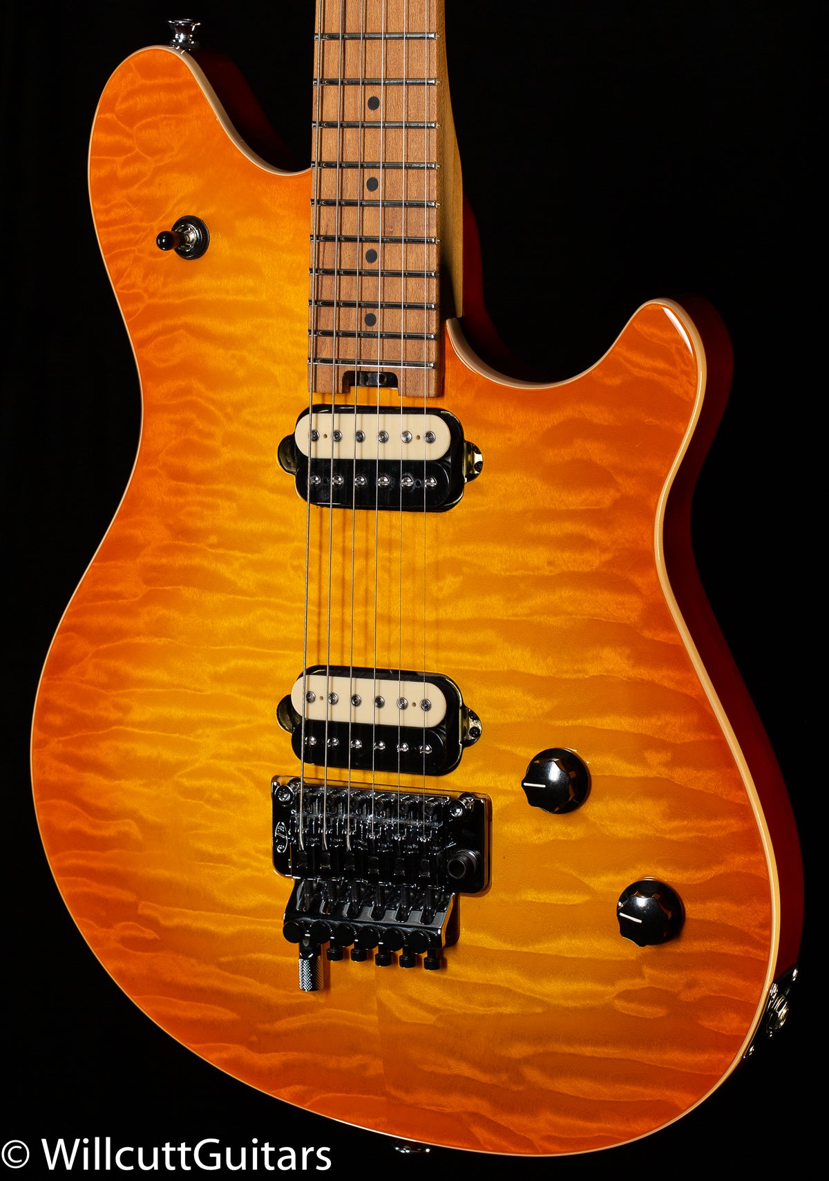 EVH Wolfgang Special QM Baked Maple Fingerboard Solar (416)