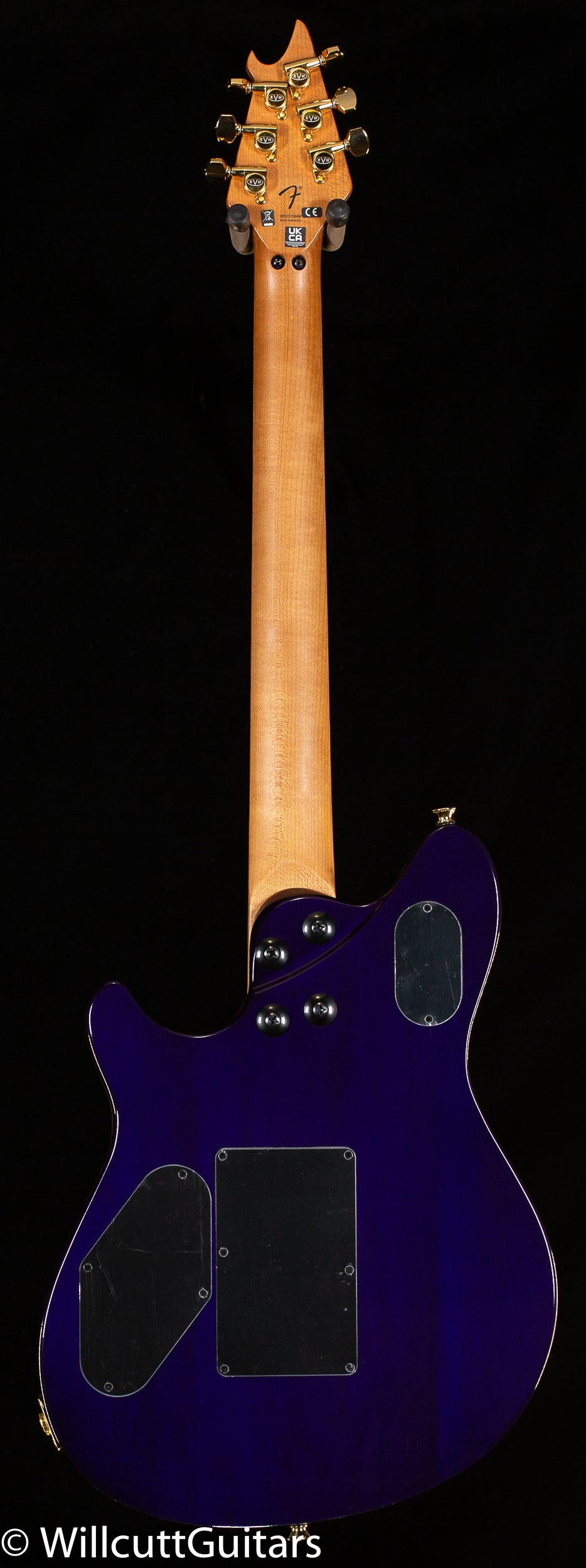 EVH Wolfgang Special QM, Baked Maple Fingerboard, Purple