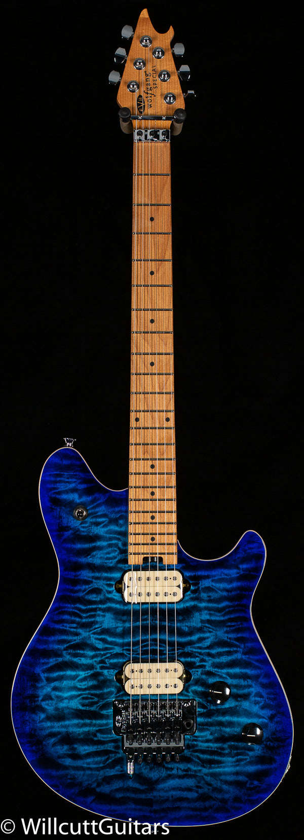 EVH Wolfgang Special QM Baked Maple Fingerboard Chlorine Burst