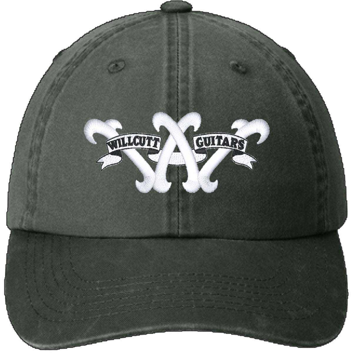 Willcutt Guitars Garment Hat Black White Logo
