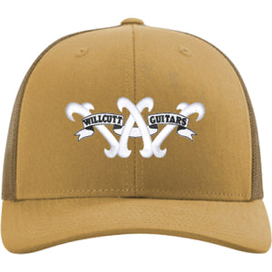 Willcutt Guitars Trucker Hat White Logo