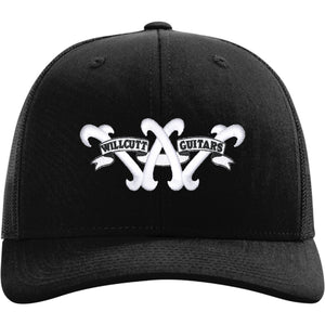 Willcutt Guitars Trucker Hat White Logo