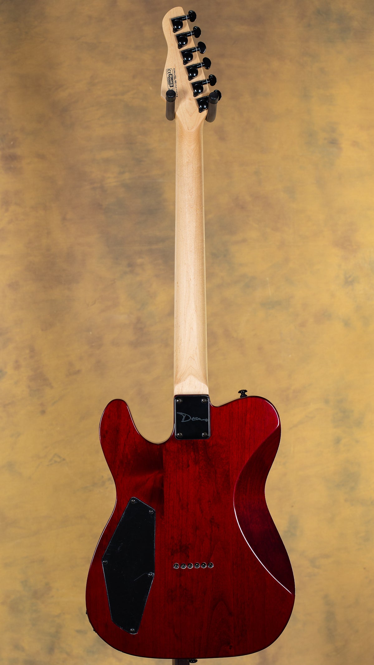 Dean Trans Red Flame Top HH T Style