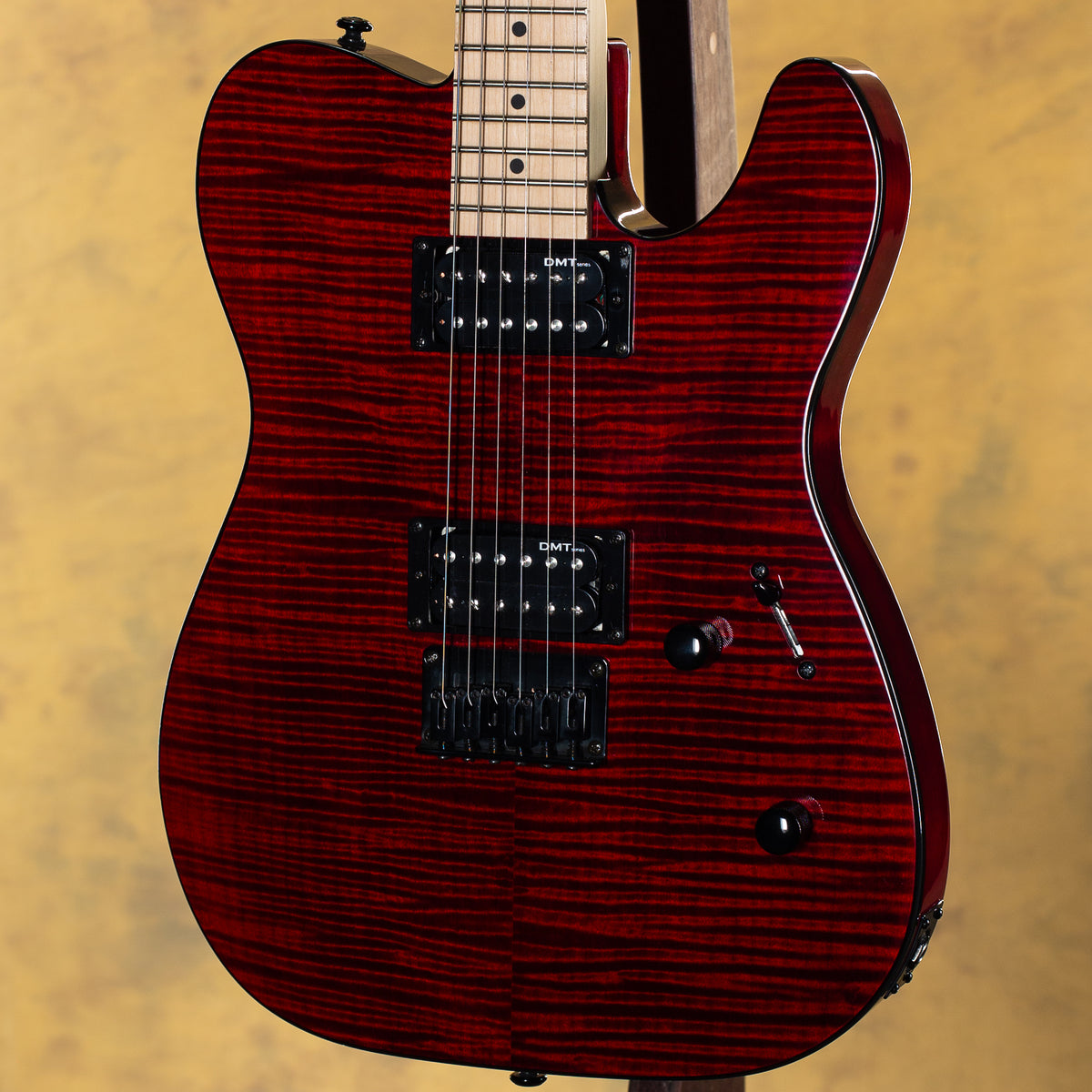 Dean Trans Red Flame Top HH T Style