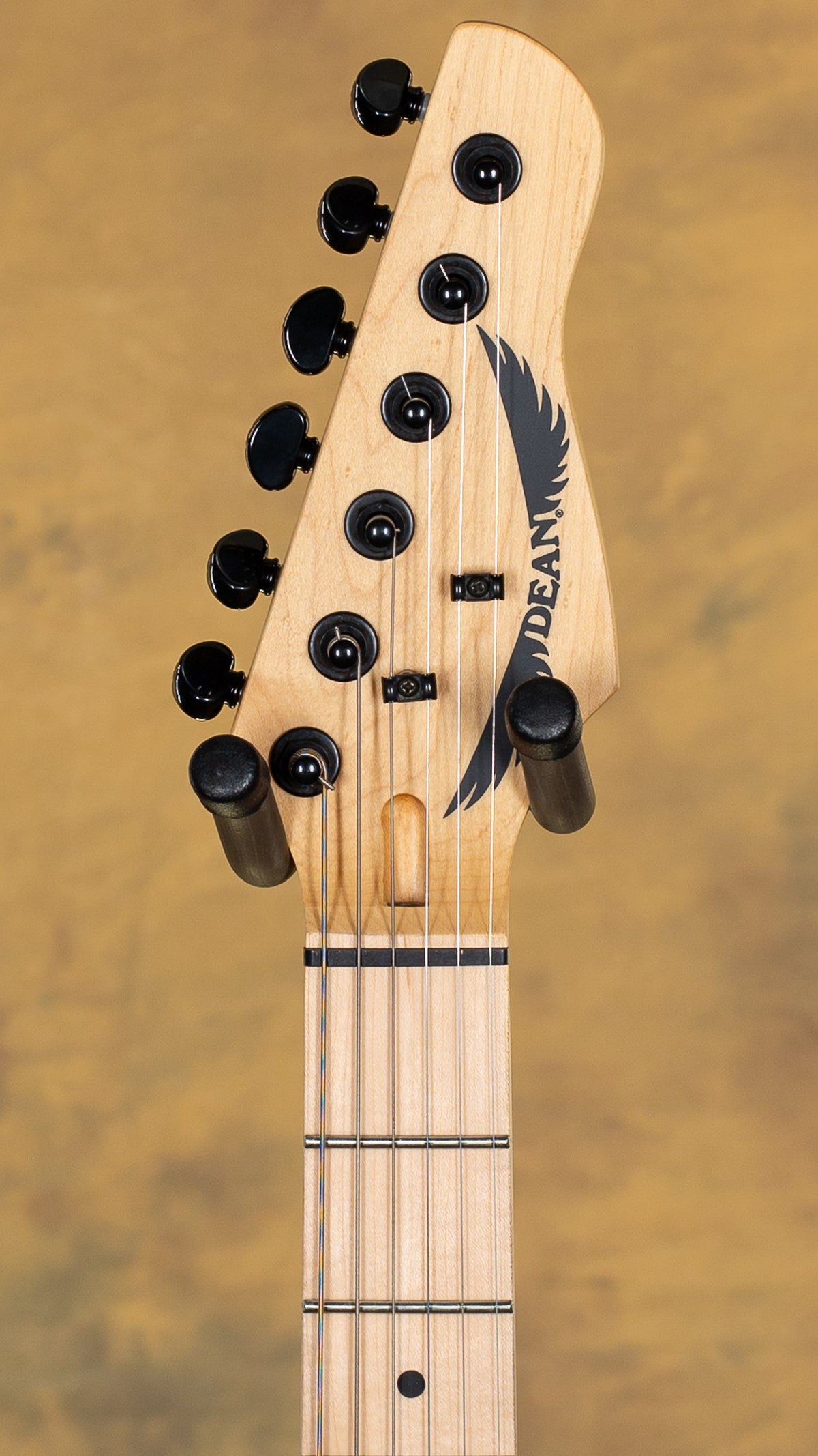 Dean Trans Red Flame Top HH T Style