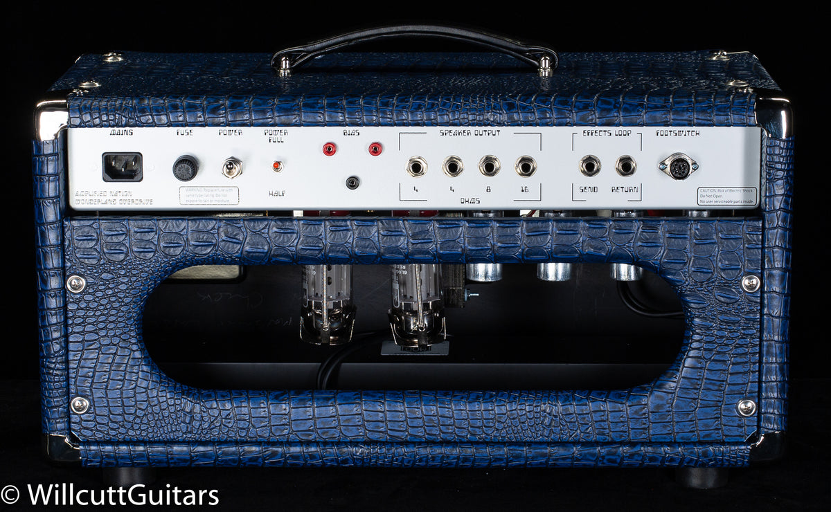 Amplified Nation Wonderland Overdrive 50w Head - Blue Croc Black Sparkle