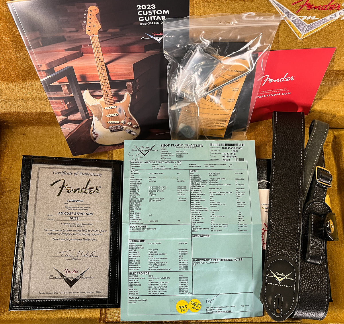 Fender Custom Shop American Custom Stratocaster Fiesta Red (128)