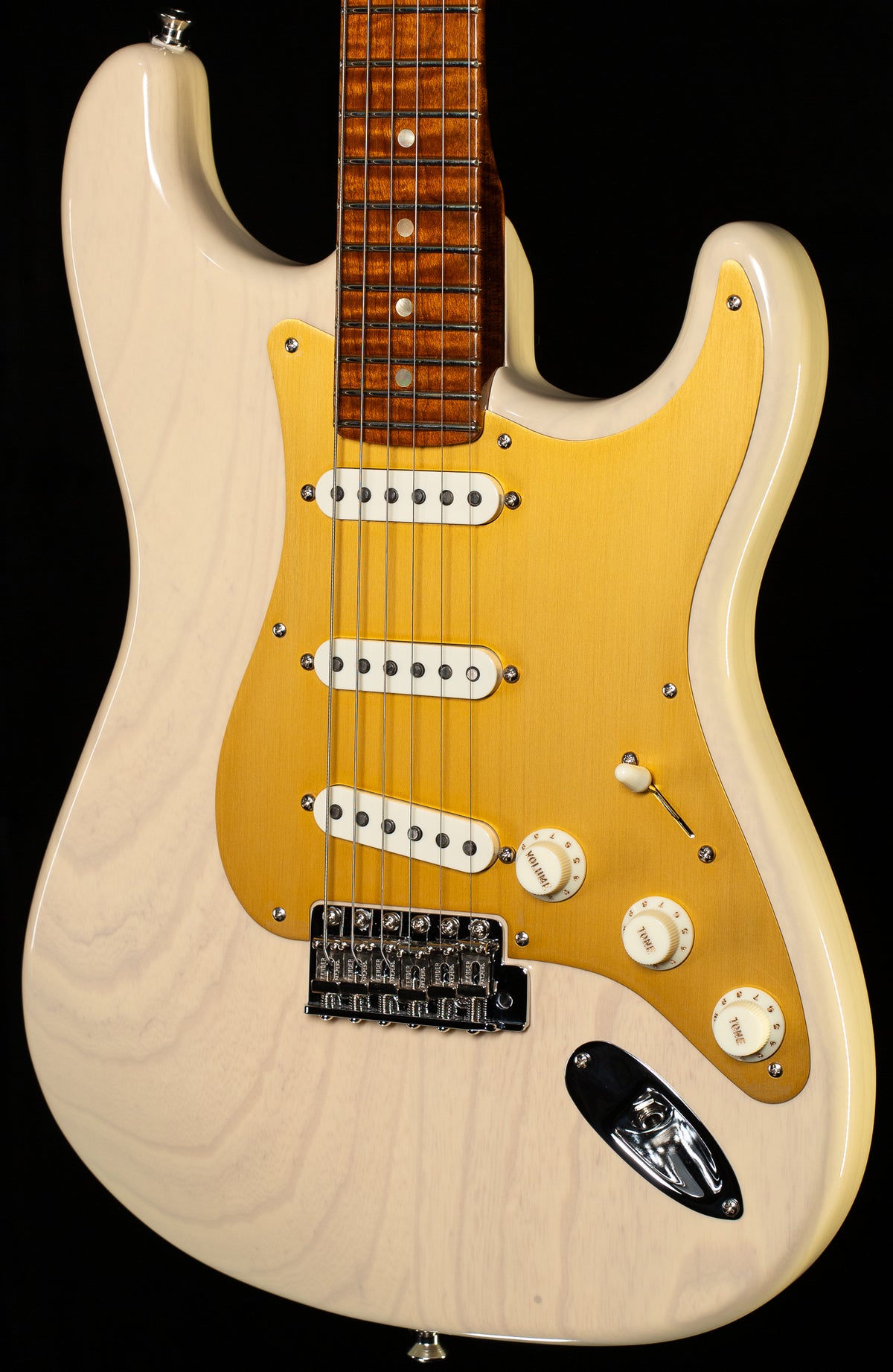 Fender Custom Shop American Custom Strat NOS Maple Neck Honey BlondeBL (881)