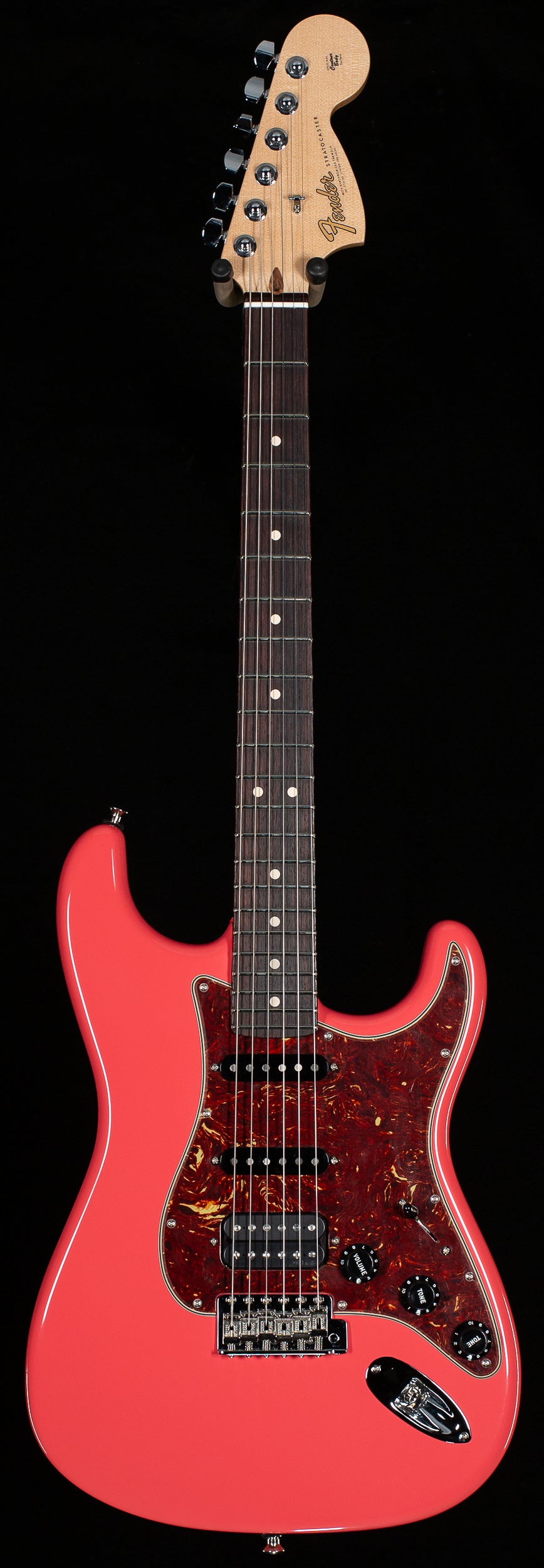 Fender Custom Shop American Custom Stratocaster HSS Faded Aged Fiesta Red NOS (194)