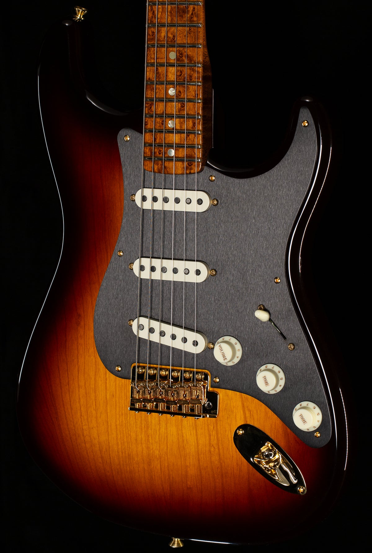 Fender Custom Shop American Custom Stratocaster Wide-Fade Chocolate 2-Tone Sunburst NOS (594)
