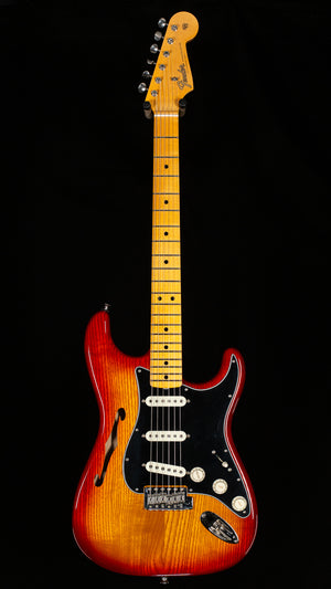 Fender Custom Shop Postmodern Thinline Stratocaster Deluxe Closet Classic Aged Sienna Sunburst (278)