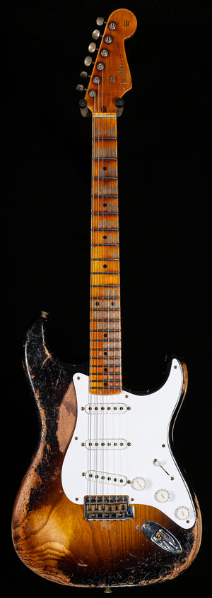 Fender Custom Shop LTD 70th Anniversary 1954 Stratocaster Super Heavy Relic Wide-Fade 2-Color Sunburst (270)