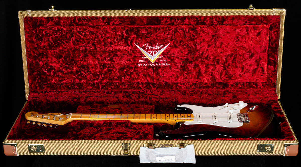 Fender Custom Shop LTD 70th Anniversary 1954 Stratocaster Time Capsule Package Wide Fade 2-Color Sunburst (846)