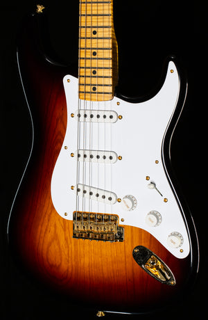 Fender Custom Shop Masterbuilt David Brown LTD 70th Anniversary 1954 Stratocaster Wide Fade 2-Color Sunburst Deluxe Closet Classic (894)