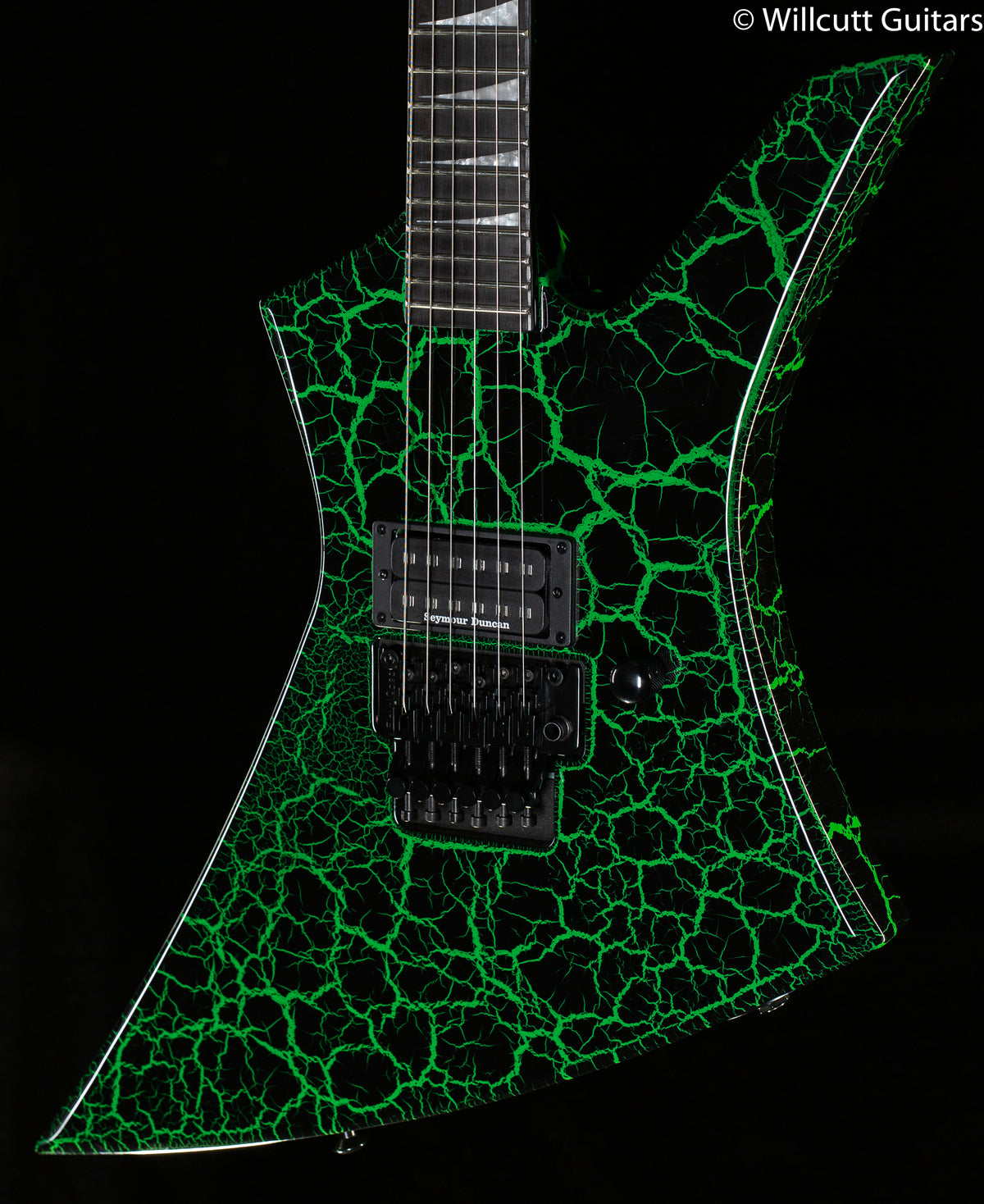 Jackson Pro Series Signature Brandon Ellis Kelly, Ebony Fingerboard, Green Crackle (673)