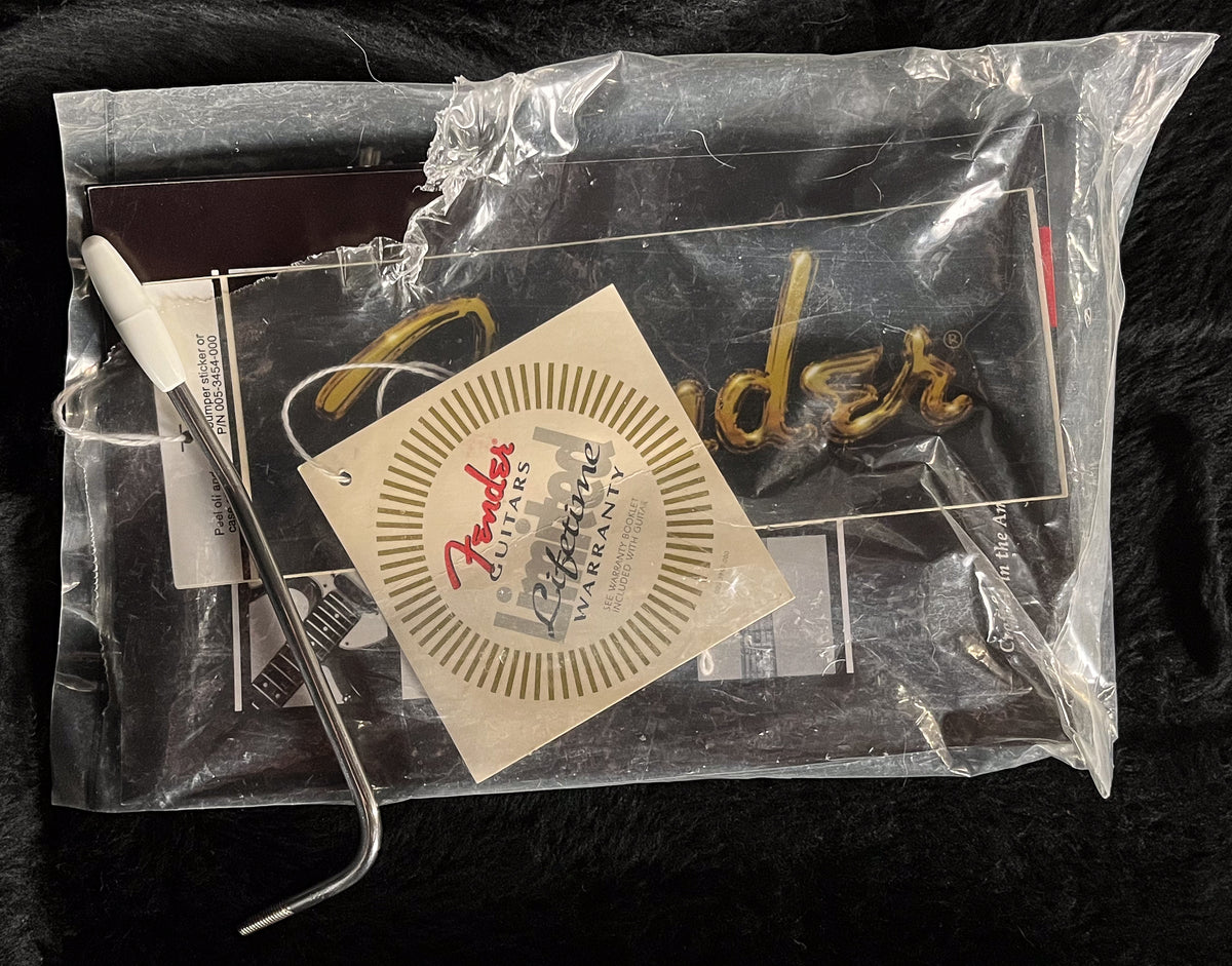 2001 Fender American Stratocaster Black Maple