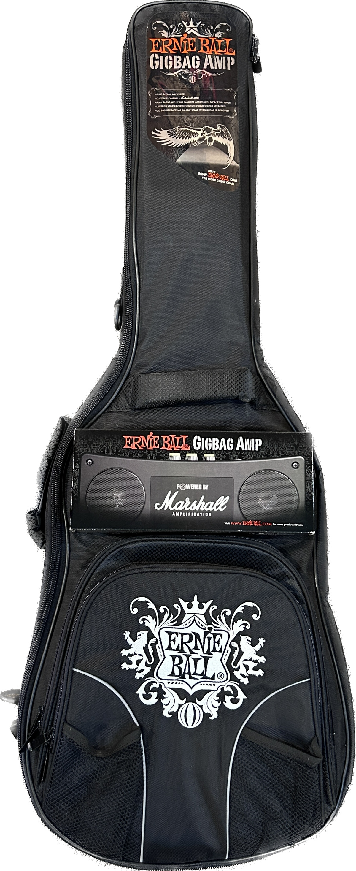 Ernie Ball Gig Bag with Onboard Marshall Amp