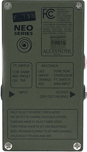 Alexander F.13N Sci Fi Flanger Neo Series