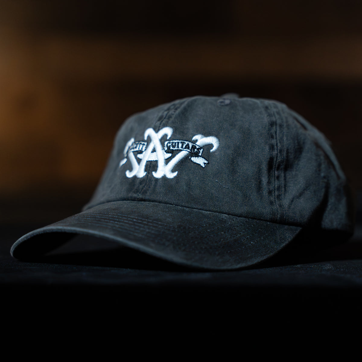 Willcutt Guitars Garment Hat Black White Logo