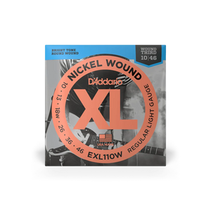 D'Addario EXL110W Regular Light Wound 3rd Electric Guitar Strings