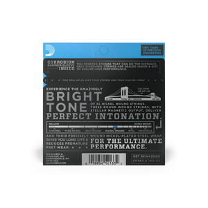 D'Addario EXL110W Regular Light Wound 3rd Electric Guitar Strings