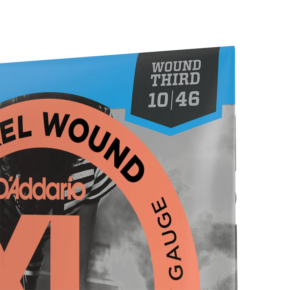 D'Addario EXL110W Regular Light Wound 3rd Electric Guitar Strings