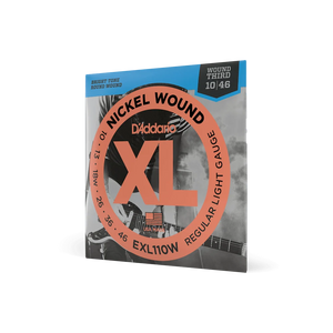 D'Addario EXL110W Regular Light Wound 3rd Electric Guitar Strings