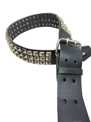 Black Leather Stud Strap