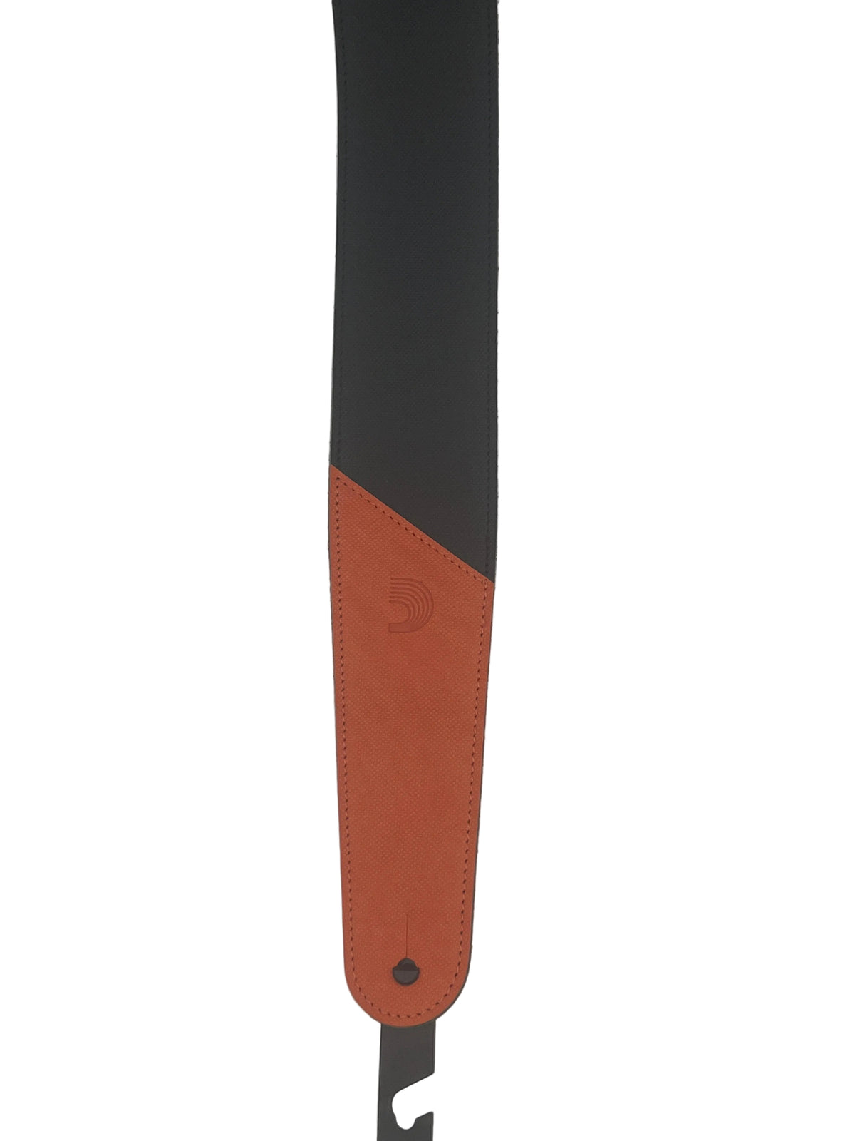 D’Addario Leather Strap-Colored Ends Orange