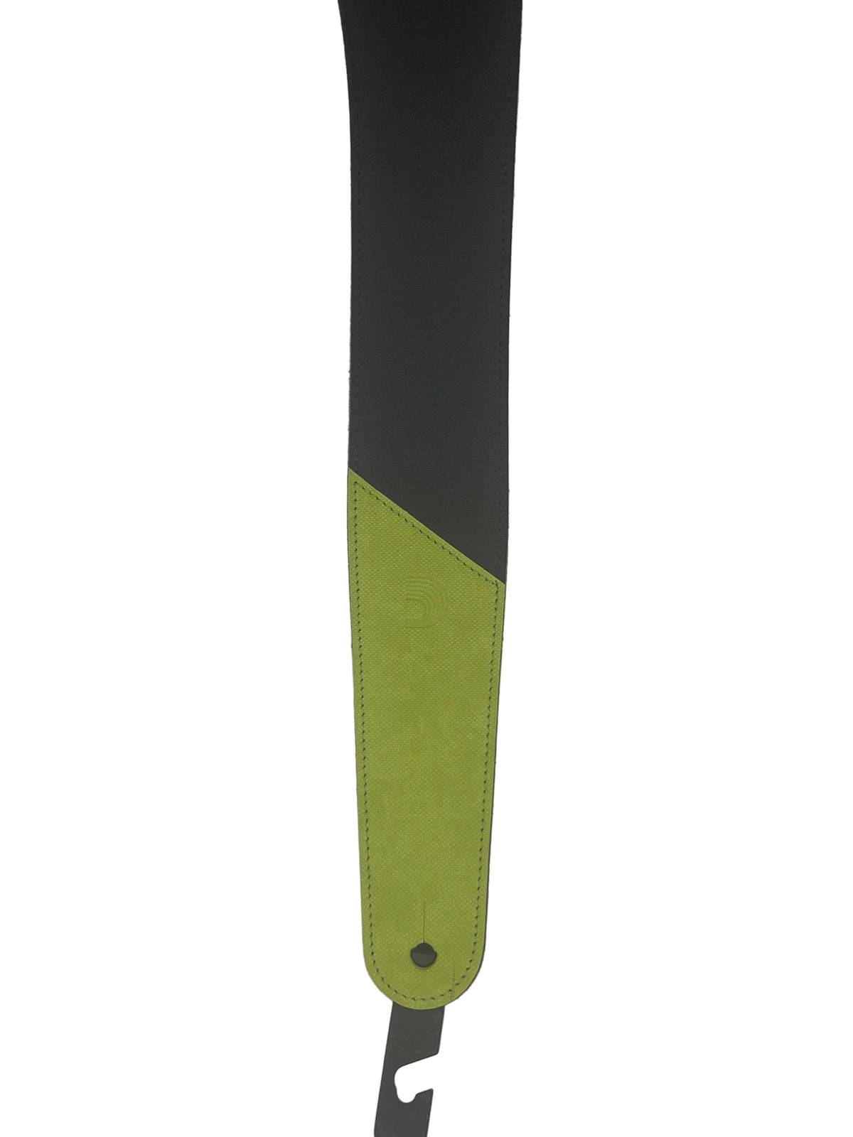 D’Addario Leather Strap- Colored Ends Green