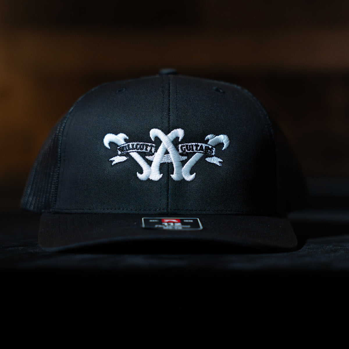 Willcutt Guitars Trucker Hat White Logo