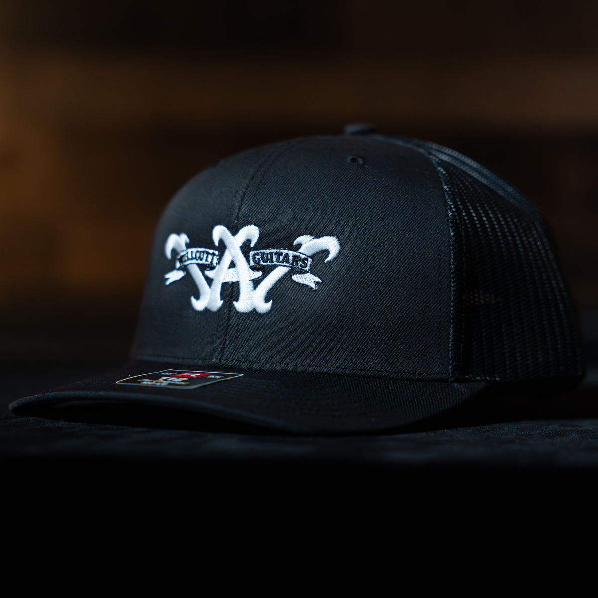 Willcutt Guitars Trucker Hat White Logo