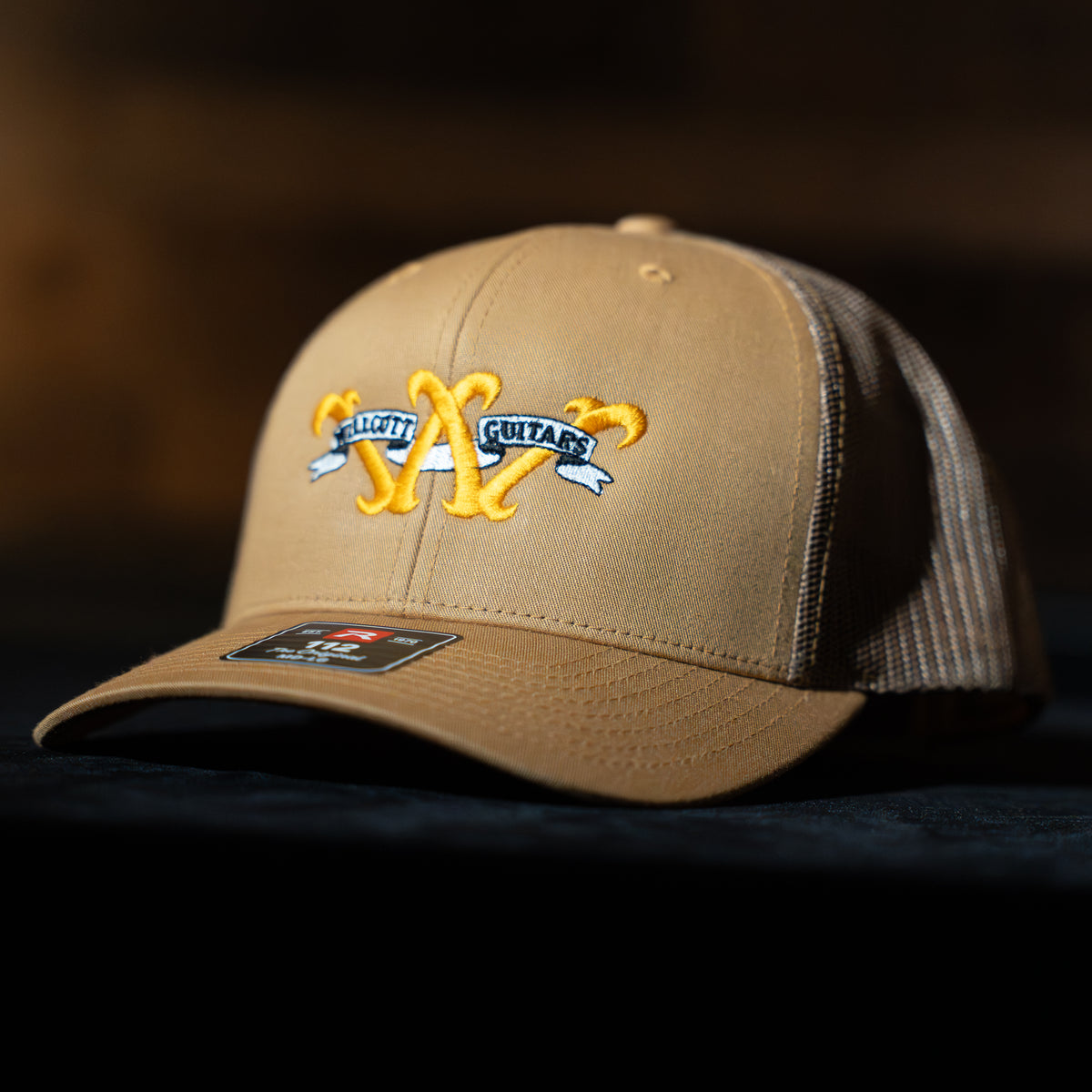 Willcutt Guitars Trucker Hat Gold Logo