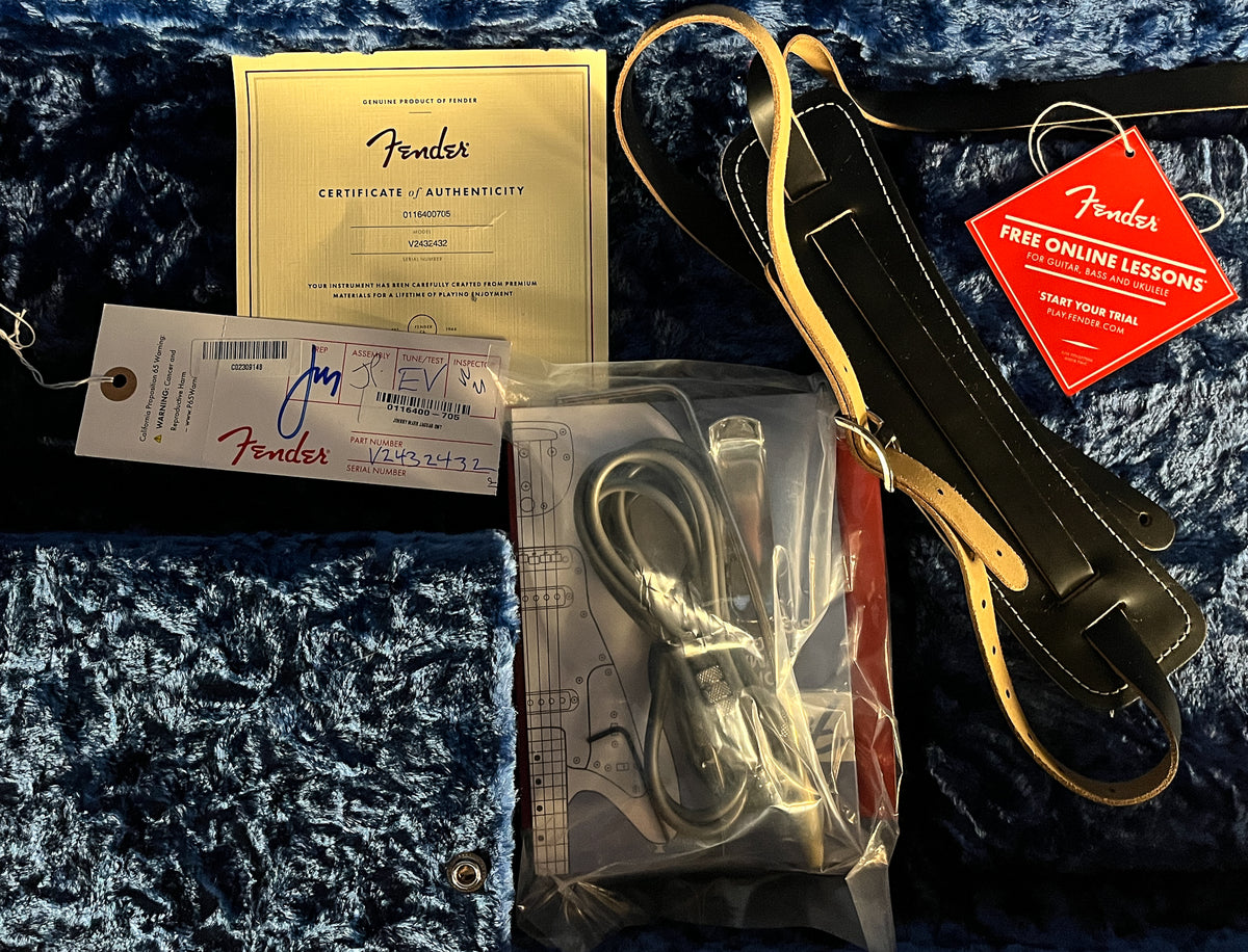 2023 Fender Johnny Marr Signature Jaguar Olympic White