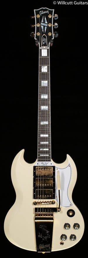 Gibson 1963 Les Paul SG Custom Reissue with Maestro Vibrola Classic White