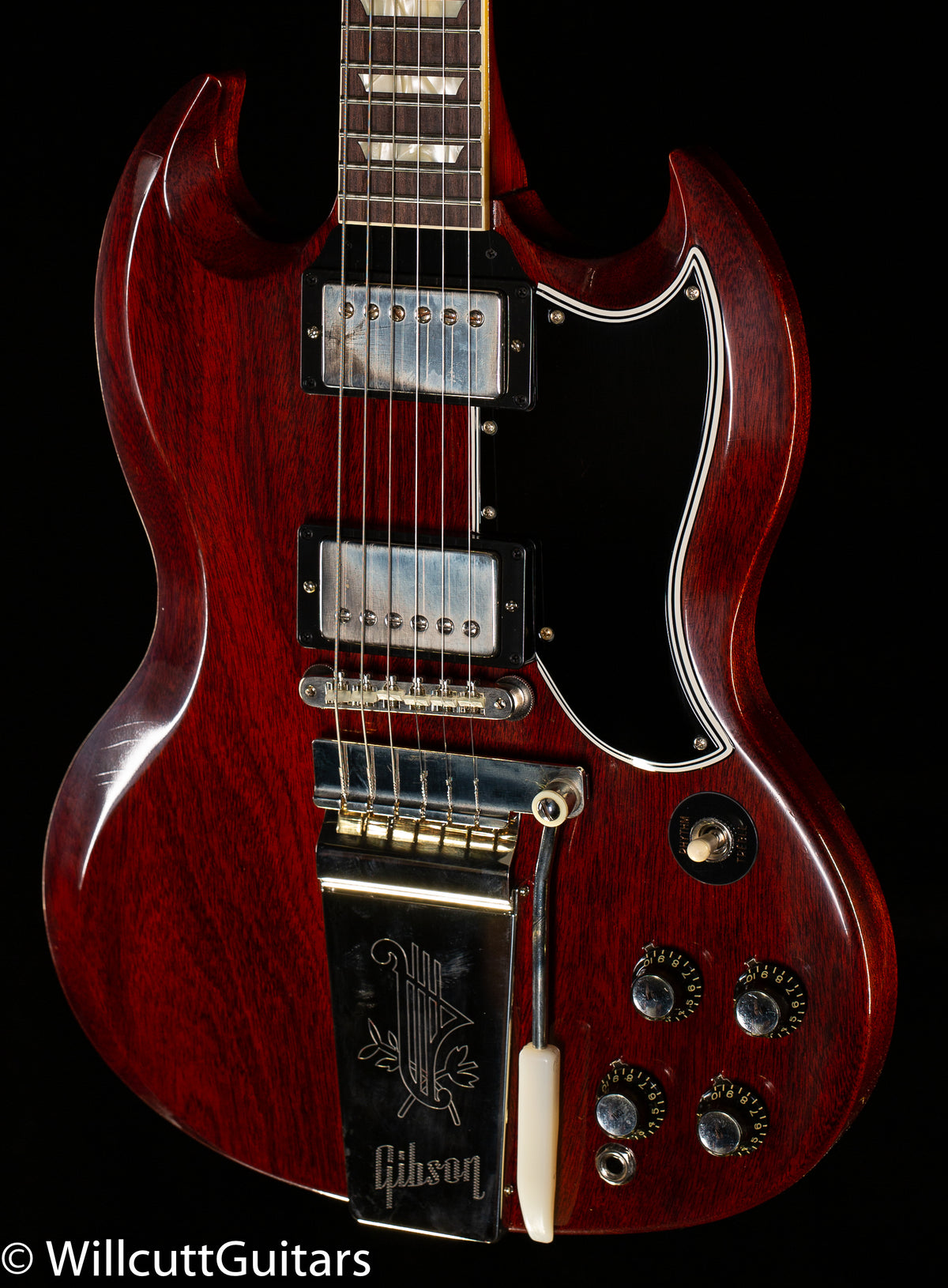 Gibson Custom Shop 1964 SG Standard Reissue w/ Maestro Cherry Red - Ultra Light Aged