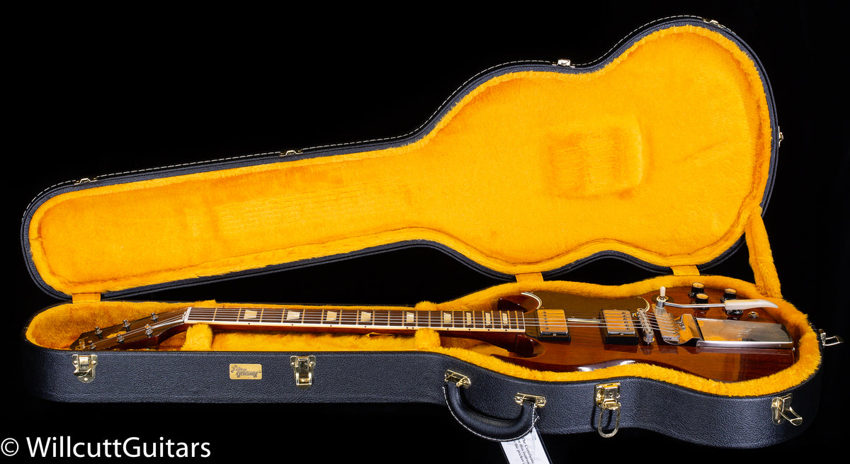 Gibson Custom Shop Murphy Lab 1964 SG Standard Reissue w/ Maestro Vibrola Faded Cherry Heavy Aged