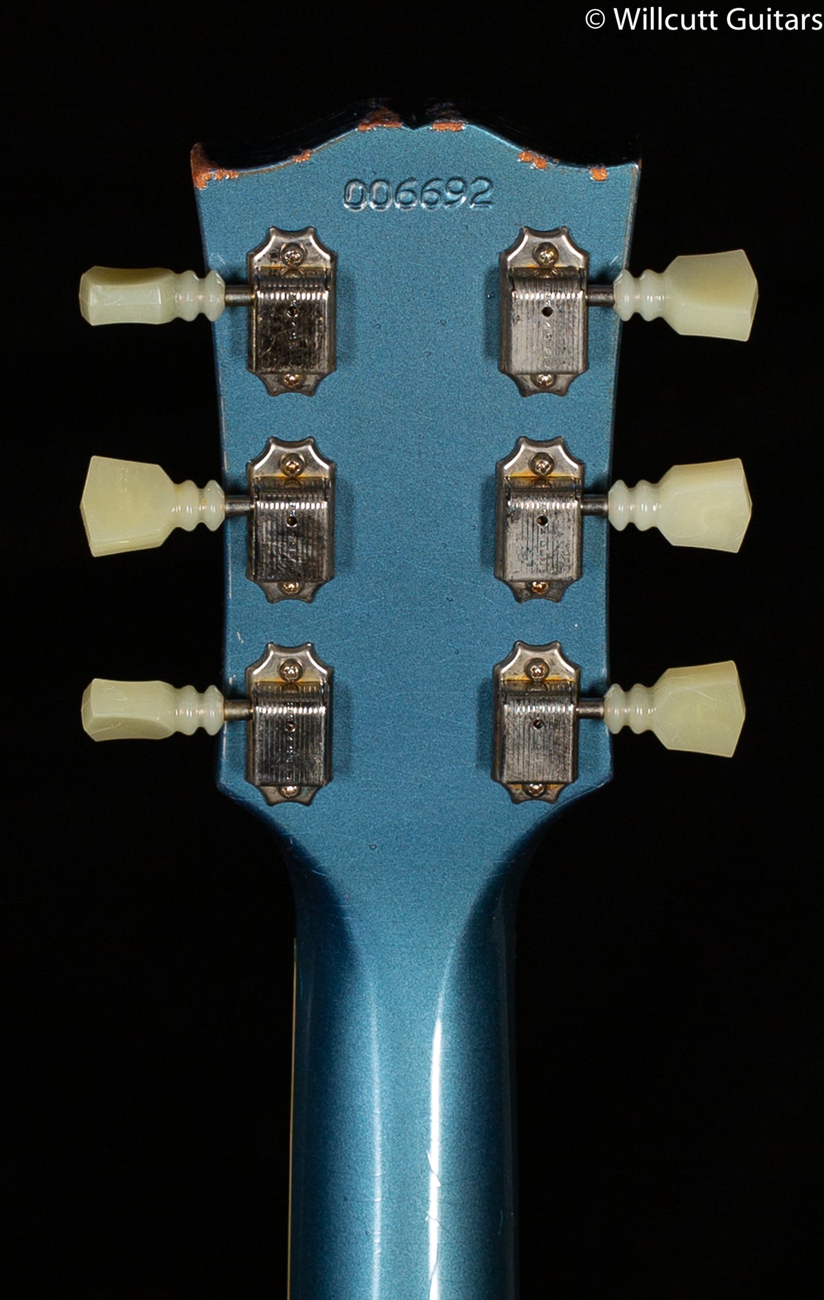 Gibson Custom Shop 1964 SG Standard Reissue w/ Maestro Vibrola Antique Pelham Blue - Light Aged NH
