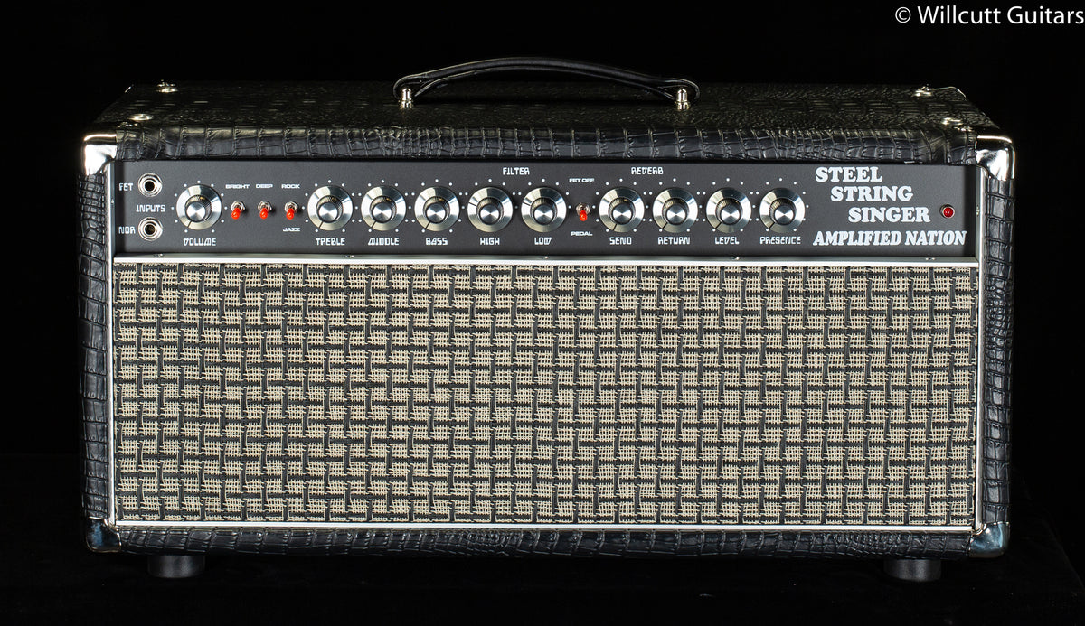 Amplified Nation Steel String Singer 50W Head Black Croc