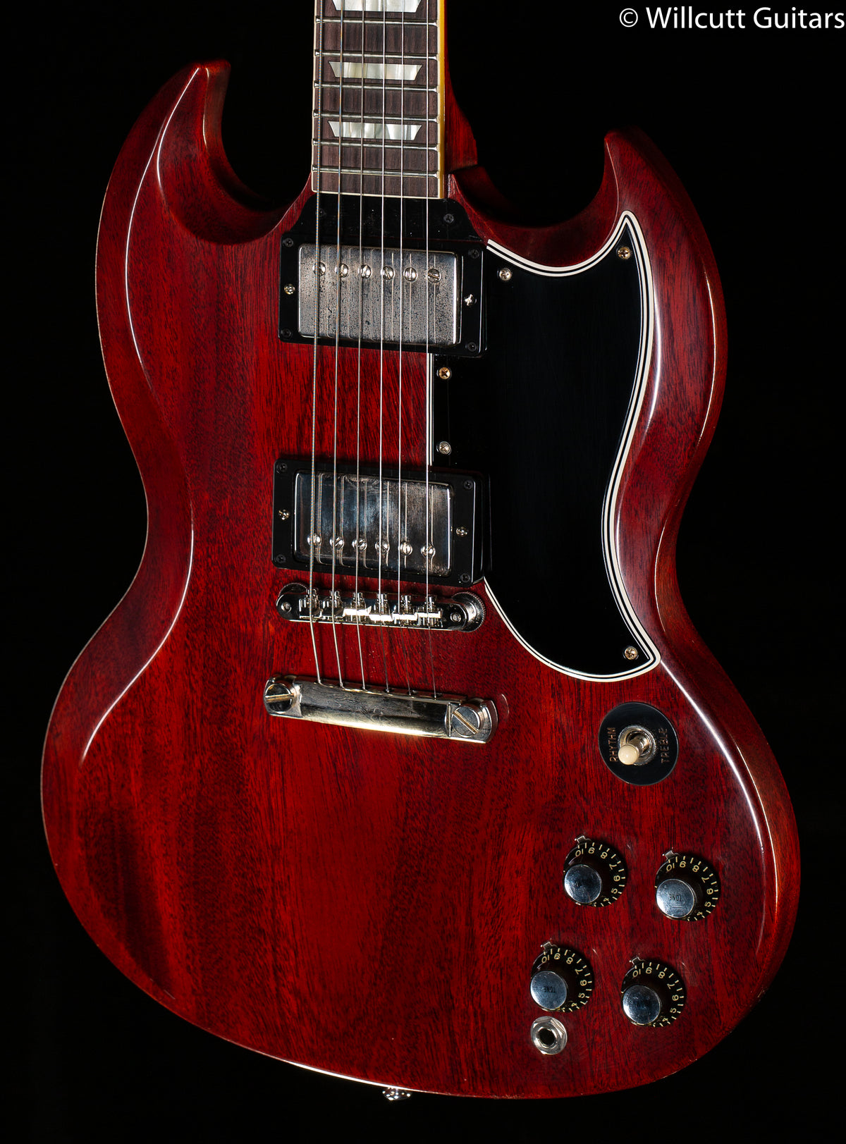 Gibson Custom Shop 1961 Les Paul SG Standard Reissue Stop-Bar VOS Cherry Red