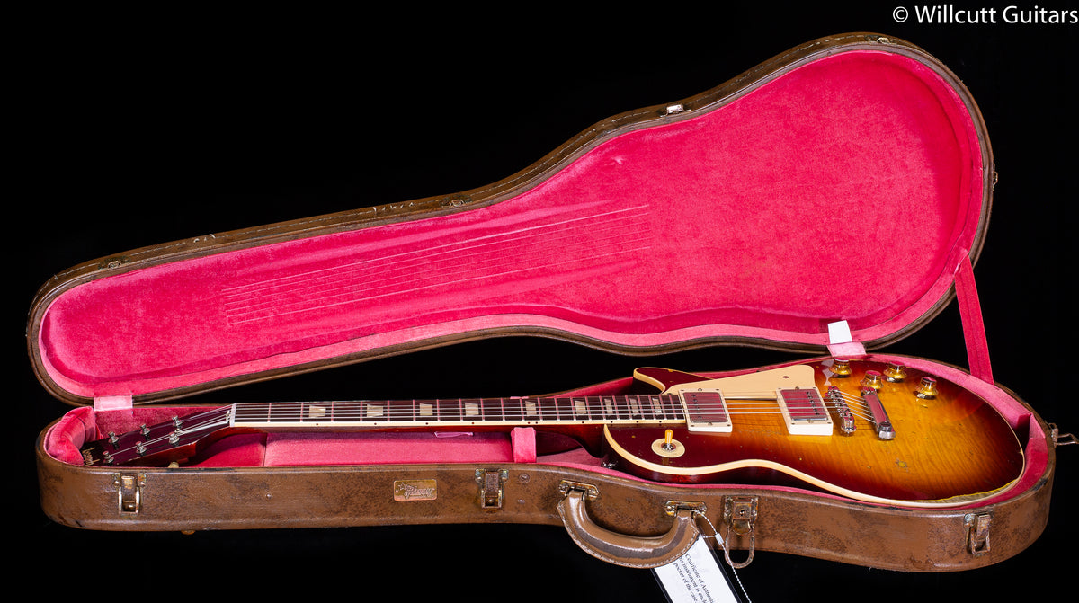 Gibson Custom Shop 1960 Les Paul Standard V2 Neck Tomato Soup Burst Murphy Lab Ultra Heavy Aged NH (766)