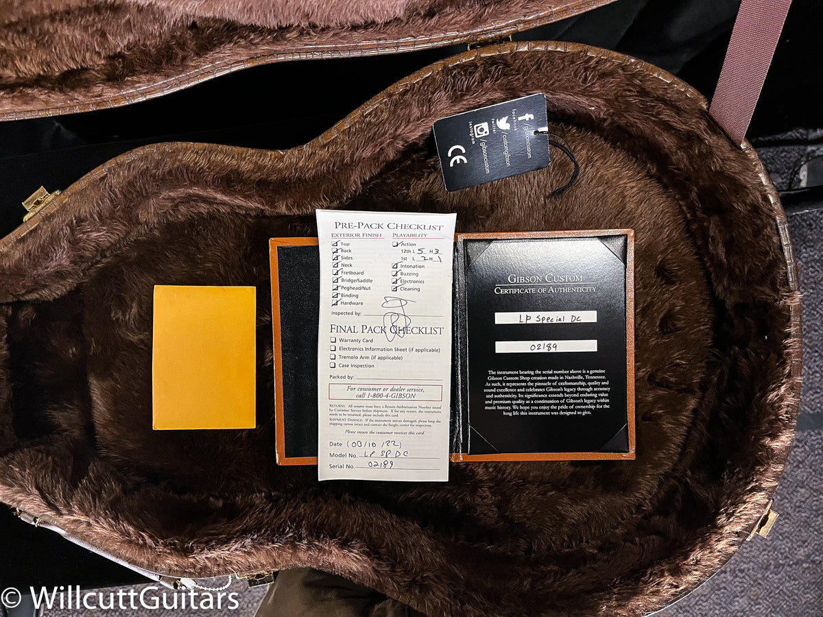 Gibson Les Paul Special Double Cut Figured Maple Top VOS Bourbon Burst (189)