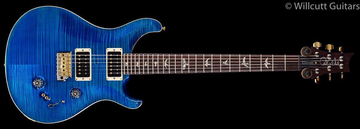 ギター PRS Custom24 PRS Custom 24 Violet Metallic Natural Back (195) - Willcutt Guitars
