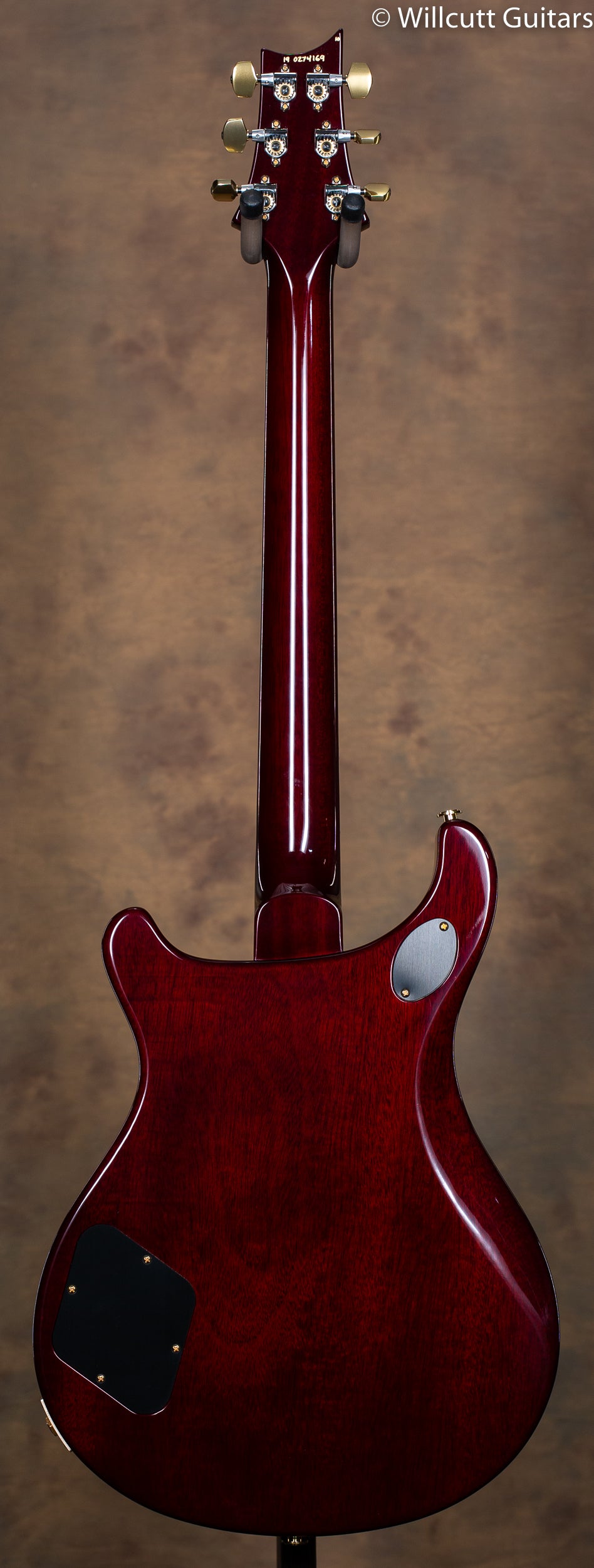 PRS McCarty 594 Semi-Hollow Fire Red Burst 10 Top