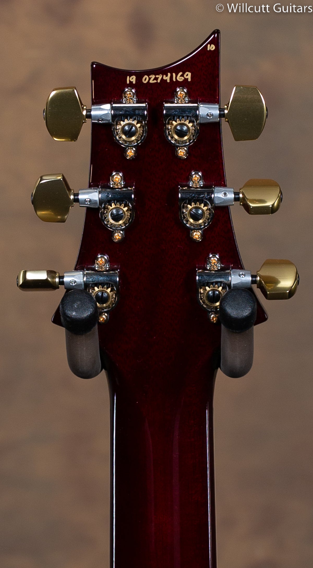 PRS McCarty 594 Semi-Hollow Fire Red Burst 10 Top